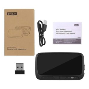 H18+ 2.4ghz Wireless Keyboard Full Touchpad Backlight Keyboard - Image 2