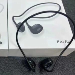 Pro Air Neck Hanging Wireless Earphone Black - Image 2