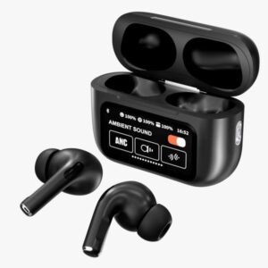 Black New A9 Pro Apple Airpods Anc/enc Zhongkelqnxun Touch Control Bt 5.4 Earbuds - Image 2