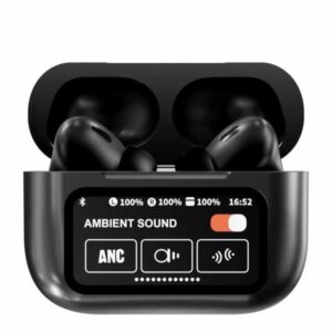 Black New A9 Pro Apple Airpods Anc/enc Zhongkelqnxun Touch Control Bt 5.4 Earbuds - Image 3