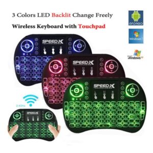 Speedx Rf 500 Mini Touch Pad Wireless With Backlight Keyboard Mouse - Image 3