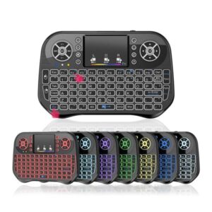 Speedx I10 Mini Wireless+bluetooth Touchpad 7 Color Backlit Light 2.4ghz - Image 2