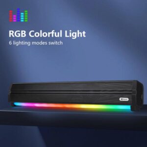 Kisonli Led-802 Rgb Wireless Bt 5.3 Modern Retro Design Soundbar - Image 2