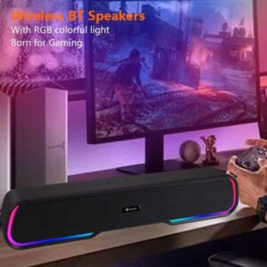 Kisonli Led-913 Sound Bar Bluetooth Gaming Colorful Light Speaker With Rgb Light - Image 2