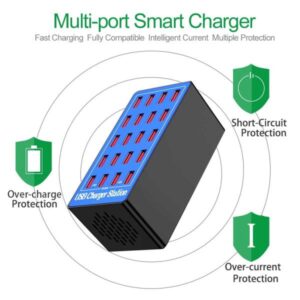 20-port 100w Multiple Usb Charging Station For Multi Devices - Image 2