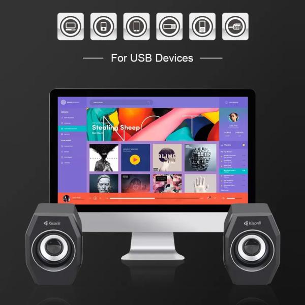 Kisonli Multimedia Usb Loudspeaker A-101s - Image 2