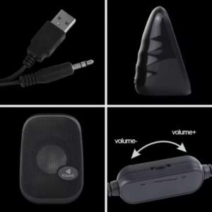 Kisonli Ks-09 Fashionable 2 Inch Audio Speakers For Pc Or Laptop - Image 2