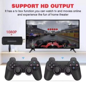 X2 64gb Plus Retro 3d 32000+ Video Games 4k Hd Output Game Stick With 2 Wireless Controllers - Image 4