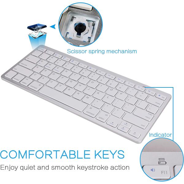 Bluetooth Keyboard Blue X5 - Image 2