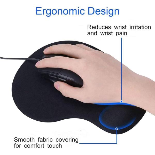 H18 Gel Mouse Pad With Wrist Pad - Image 2