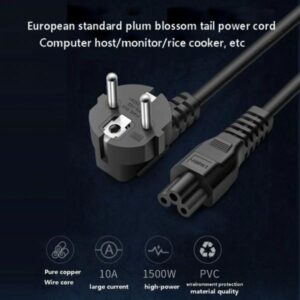Imported Power Cable For Laptop 1.5m - Image 2