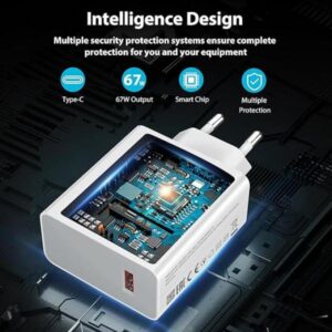 Xiaomi 120w Eu Plug Qc3.0 Fast Quick Turbo Charger With Cable - Image 2