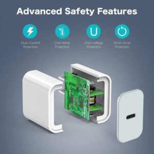 25w Iphone Usb-c Pd Power Adapter Charger 2 Pin (us Pin) - Image 2