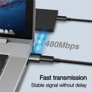 Joyroom S-h152 Usb Male To Type-c Female Adapter 2pcs Black - Image 2