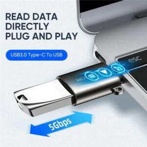 Joyroom S-h151 Type-c Male To Usb Female Adapter Silver - Image 3