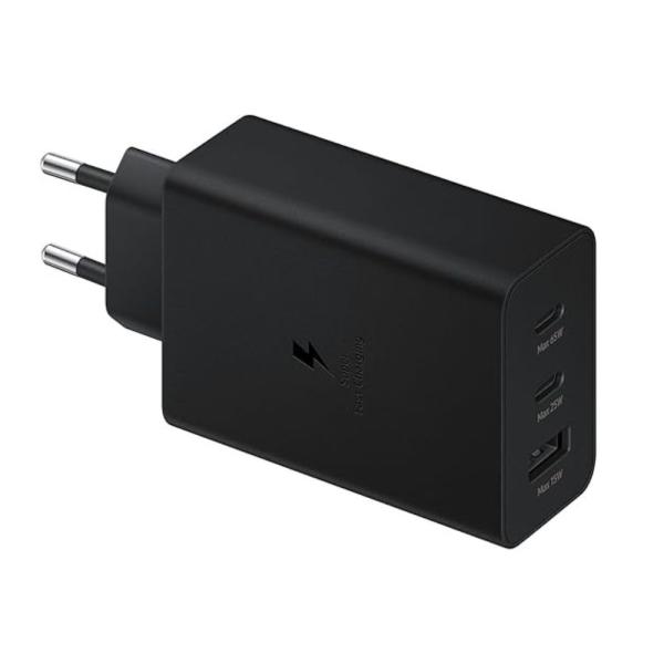 Samsung 65w Eu Pin Pd Power Adaptor Trio 2 Type-c & Usb-a Port - Image 2