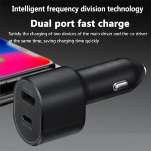 Samsung 45w Pd 15w Usb + 45w Type C Dual Super Fast Car Charger With Cable - Image 2