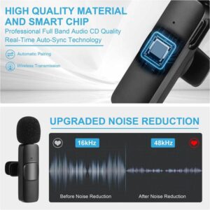 K11 2 In 1 Collar Wireless Microphone Iphone/android & Type C Supported - Image 3