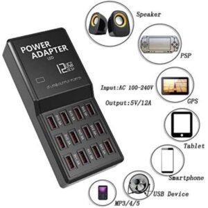 Usb Fast Charger 12 Port 12amp W858 - Image 2