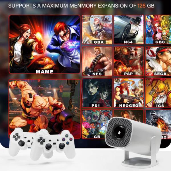 S40 Max Mini 4k Android 11v 160 Lumens 36000+ Gaming 1080p Smart Projector - Image 2