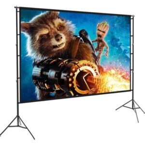 Projector Screen 150 Inch Tripod Potable Double Stand 8x10 Feet 4:3mw Speed-x - Image 4