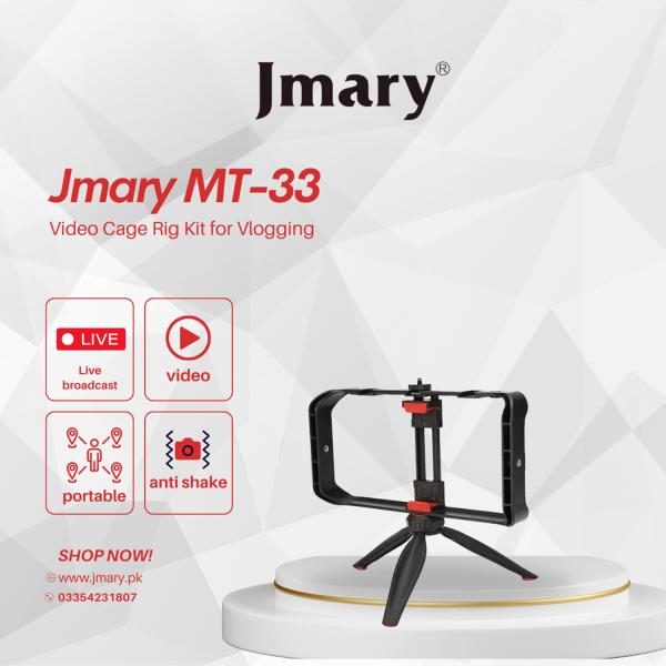 Jmary Mt-33 Video Cage Rig Kit For Vlogging - Image 2