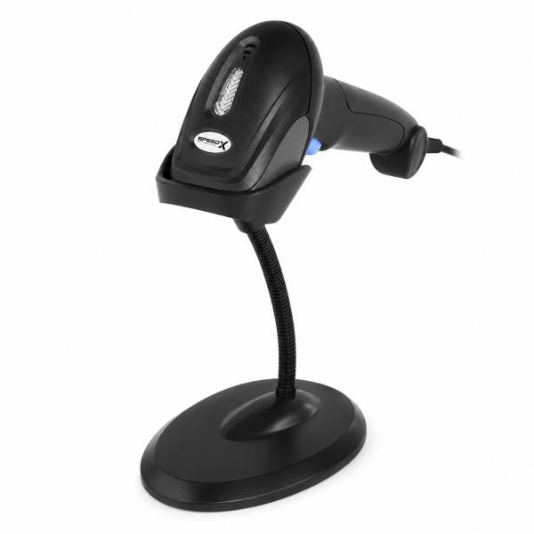 Speed-x 8600 2d Wire Cmos Handheld Barcode Scanner With Stand - Image 2
