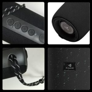 Kisonli Q22 Plus 16w Bt/fm/usb/tf/aux/tws Waterproof Portable Speaker - Image 3