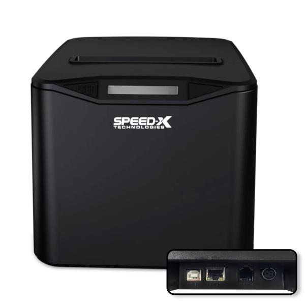 Speed-x Sp-210ul 80mm Thermal Receipt Printer Usb+lan Black - Image 4