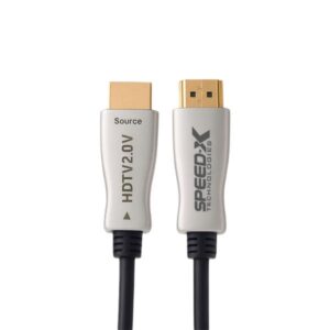 Speed-x 15m Fiber Hdmi Cable 2.0/2.1 Aoc(active Optical Cable) 30awg Copper Support 4k 8k Uhd (full Length)