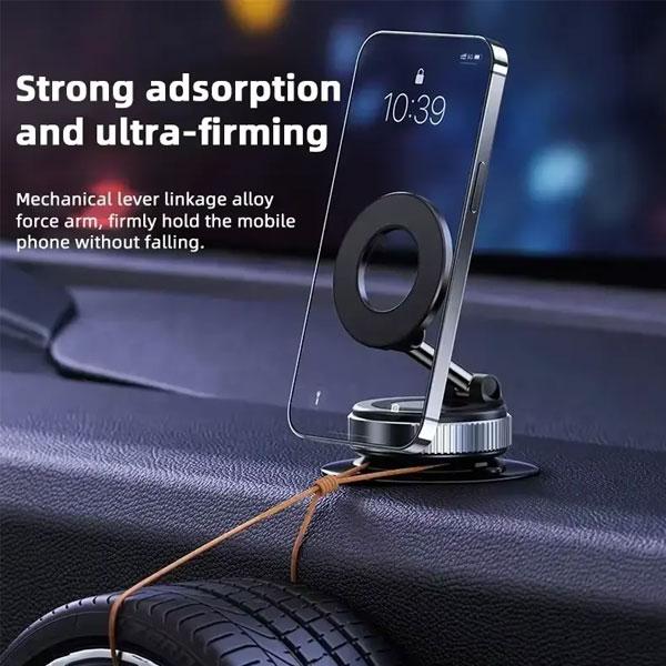 K009 Vacuum Magnetic Car Phone Holder Powerful, Stable & Universal Mount - Image 2