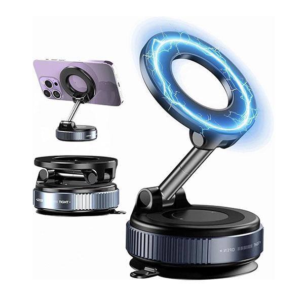 K007 Magnetic 360° Magnetic Car Phone Holder With Strong Suction Base - Image 2