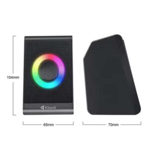 Kisonli Multimedia Usb Loudspeaker X12 - Image 3