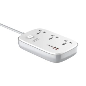 Ldnio Sc6 45w Gan Fast Charging 3250w Power Extension 3 Sockets 2 Usb-a + 2 Usb-c 2m - Image 2