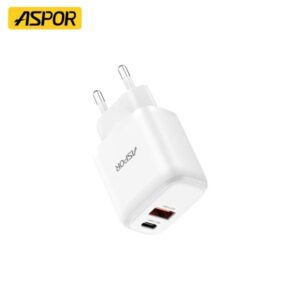 Aspor A821eu 20w Pd & Qc Dual-port Fast Charger (eu Plug) - Image 2