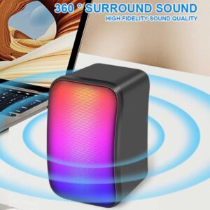 Kisonli X17 Speaker Gaming 2.0 Rgb Lights With Volume Control For Pc Or Laptop - Image 2