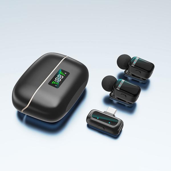 Mini8 Rts Lavalier Metal Condenser Lightweight Wireless Dual Microphone - Image 2