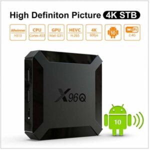Smart Box X96q Mini Quad Core 2g+16g 4k 60fps Android 10v - Image 2