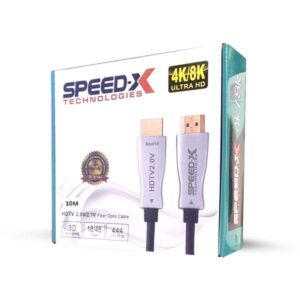 Speed-x 10m Fiber Hdmi Cable 2.0/2.1 Aoc(active Optical Cable) 30awg Copper Support 4k 8k Uhd (full Length) - Image 4