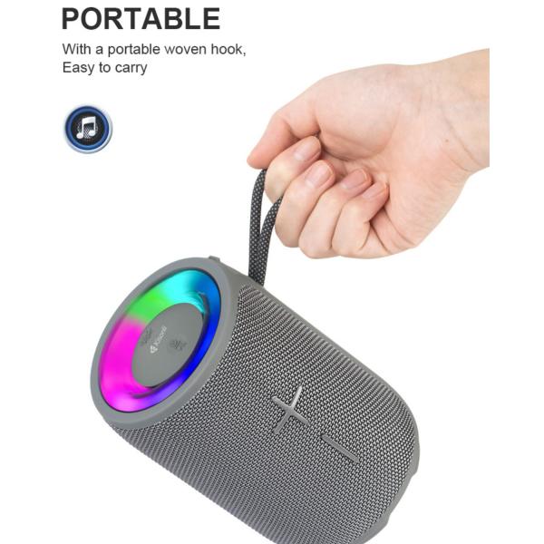 Kisonli Q23 12w Bt Super Bass Wireless Bluetooth Speaker With Rgb Light - Image 2