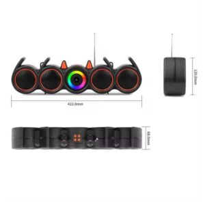 Kisonli Led-918 Soundbar Speaker Subwoofer Wireless Home Theater Bluetooth Soundbar - Image 3