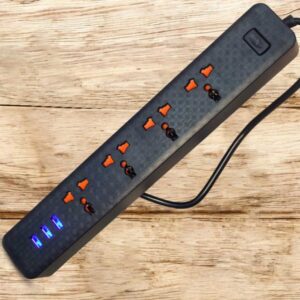 403puc Speed-x Premium Portable Power Strip 4socket+2usb+1type-c Port - Image 3