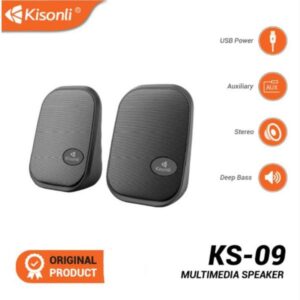 Kisonli Ks-09 Fashionable 2 Inch Audio Speakers For Pc Or Laptop - Image 3