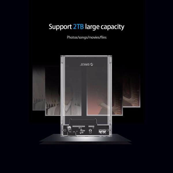 Orico Hdd Case Crystal 2.5 2139u3-cr 3.0 - Image 5