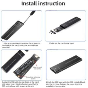 M2 Ssd Enclosure, Usb 3.1 Gen 2 (10 Gbps) - Image 2