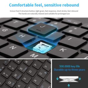 Wireless Bluetooth Keyboard With Phone/tablet Holder Slot - Image 3