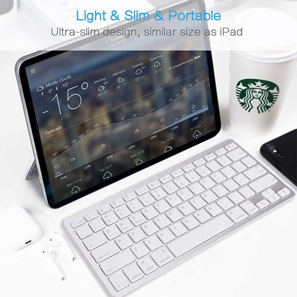 Bluetooth Keyboard Blue X5 - Image 3