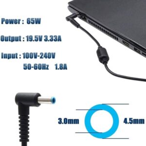 Hp Pavillion Blue Pin Laptop Charger 19.5v 3.33a 65w (pin Size 4.5*3.0) - Image 3