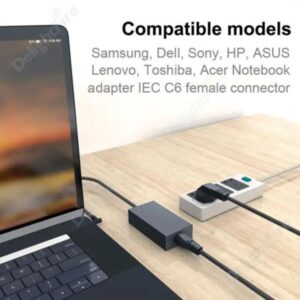 Imported Power Cable For Laptop 1.5m - Image 3