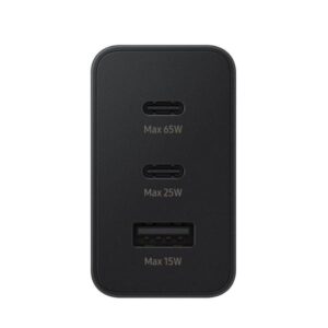 Samsung 65w Eu Pin Pd Power Adaptor Trio 2 Type-c & Usb-a Port - Image 3